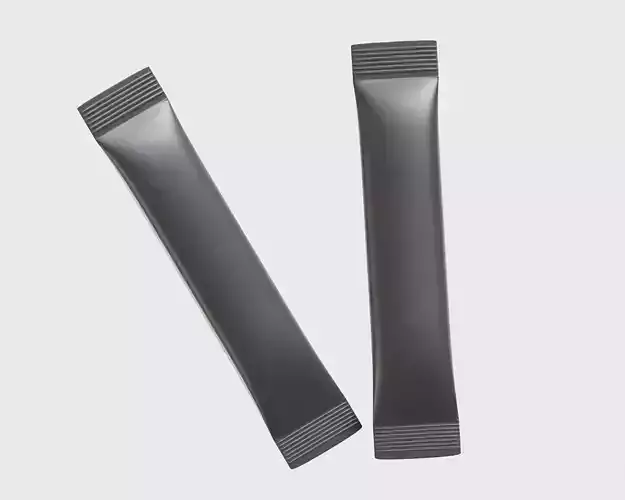 Sachets 3d model Low-poly 3D model