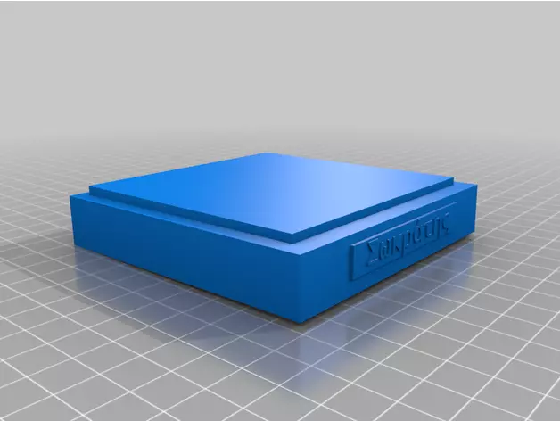 Base for Greek sculpture Socrates 3D print model_0