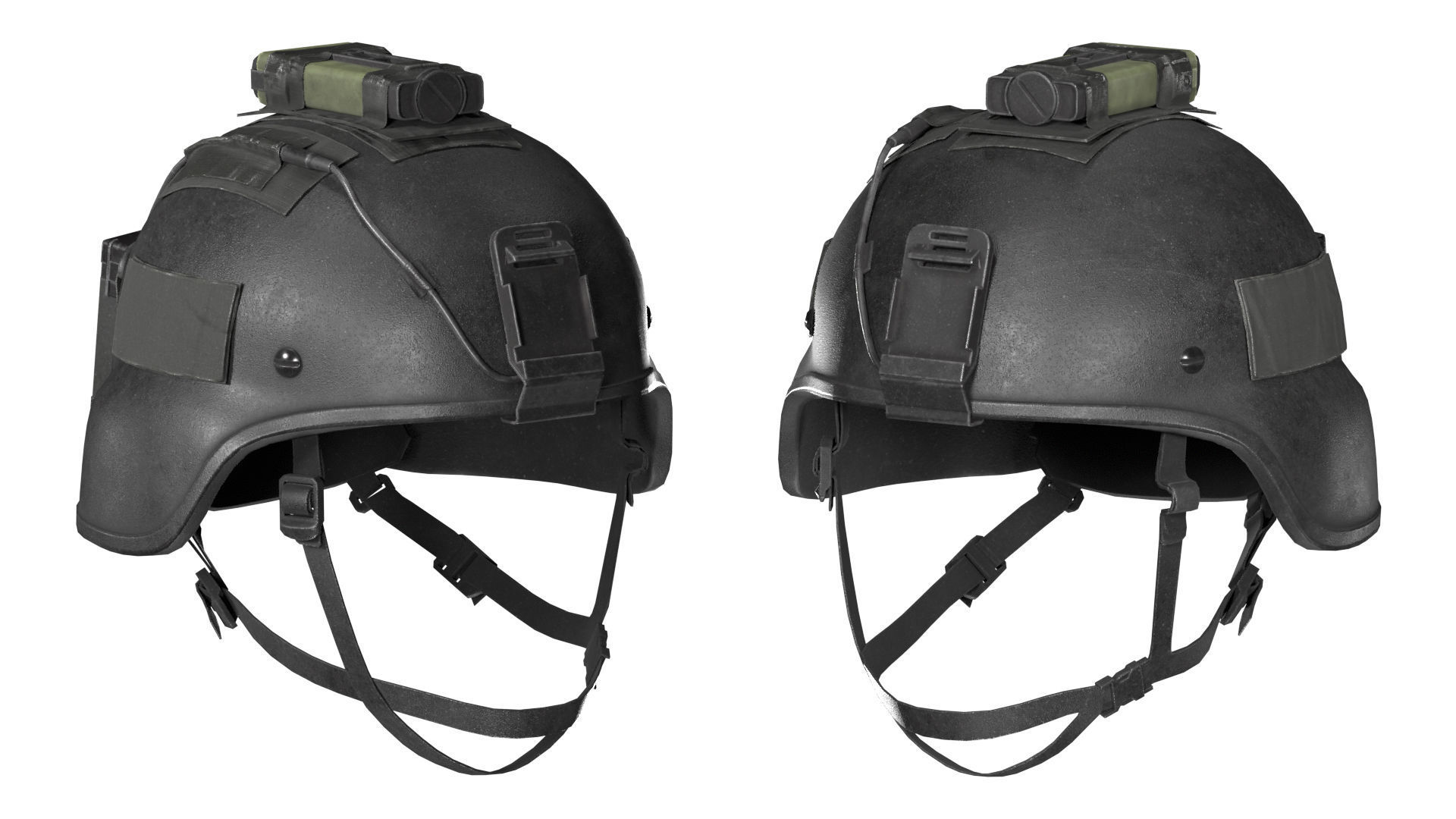 MICH HELMET LOW CUT Low-poly 3D model_6