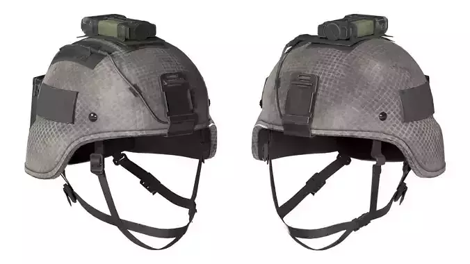 MICH HELMET LOW CUT Low-poly 3D model