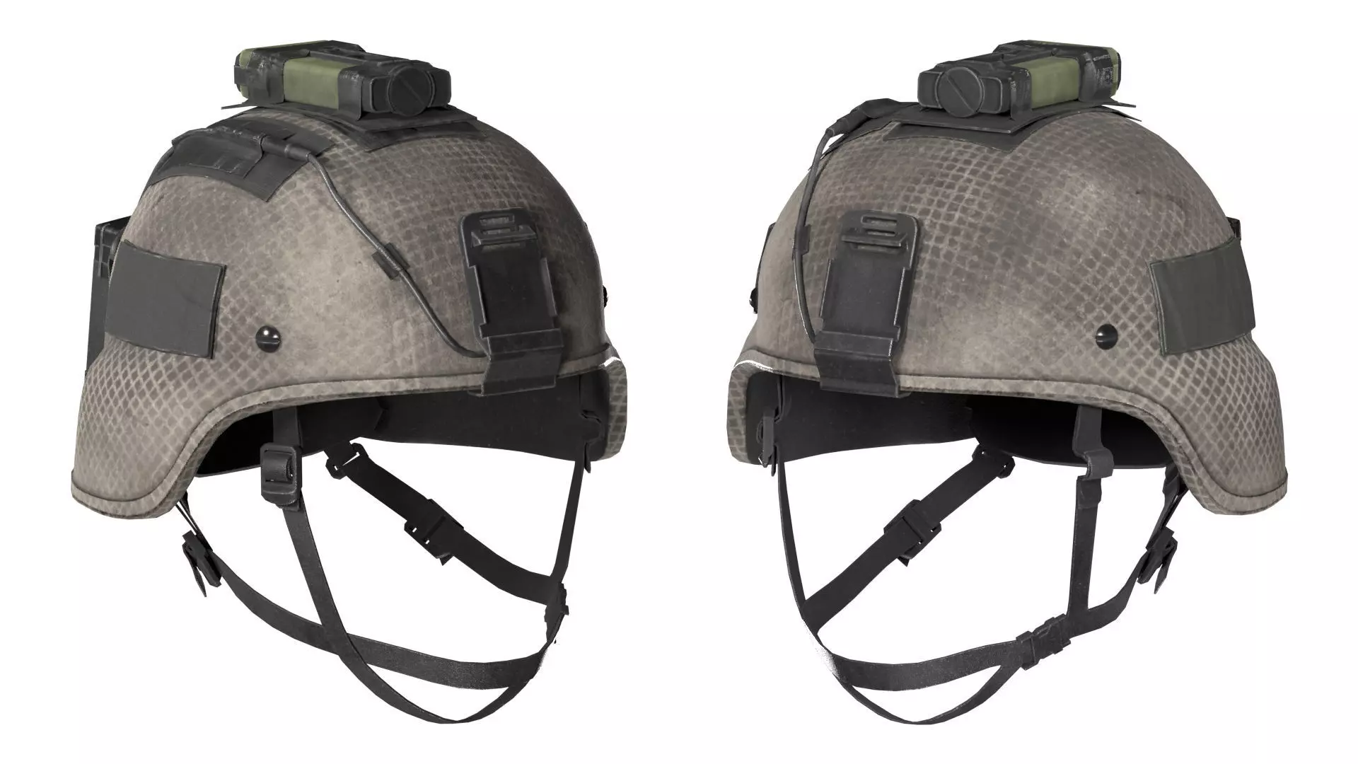 MICH HELMET LOW CUT Low-poly 3D model_0