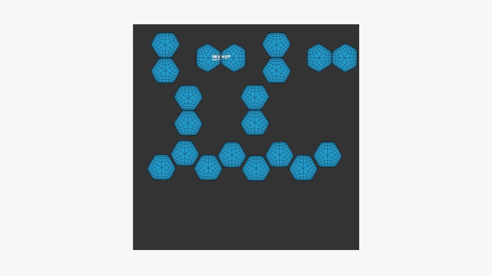 Soccer Ball 02 - Blank Mock Up Basic Template 3D model_9