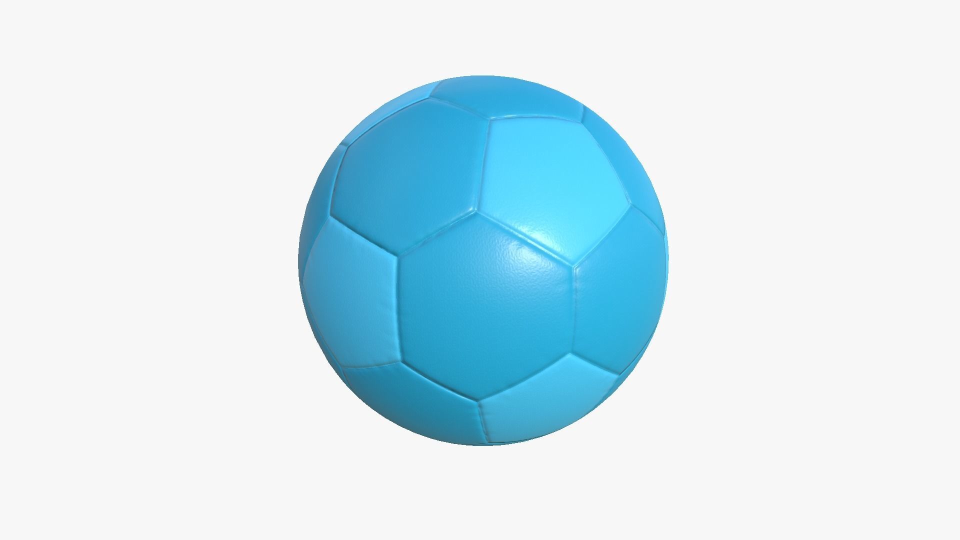 Soccer Ball 02 - Blank Mock Up Basic Template 3D model_2