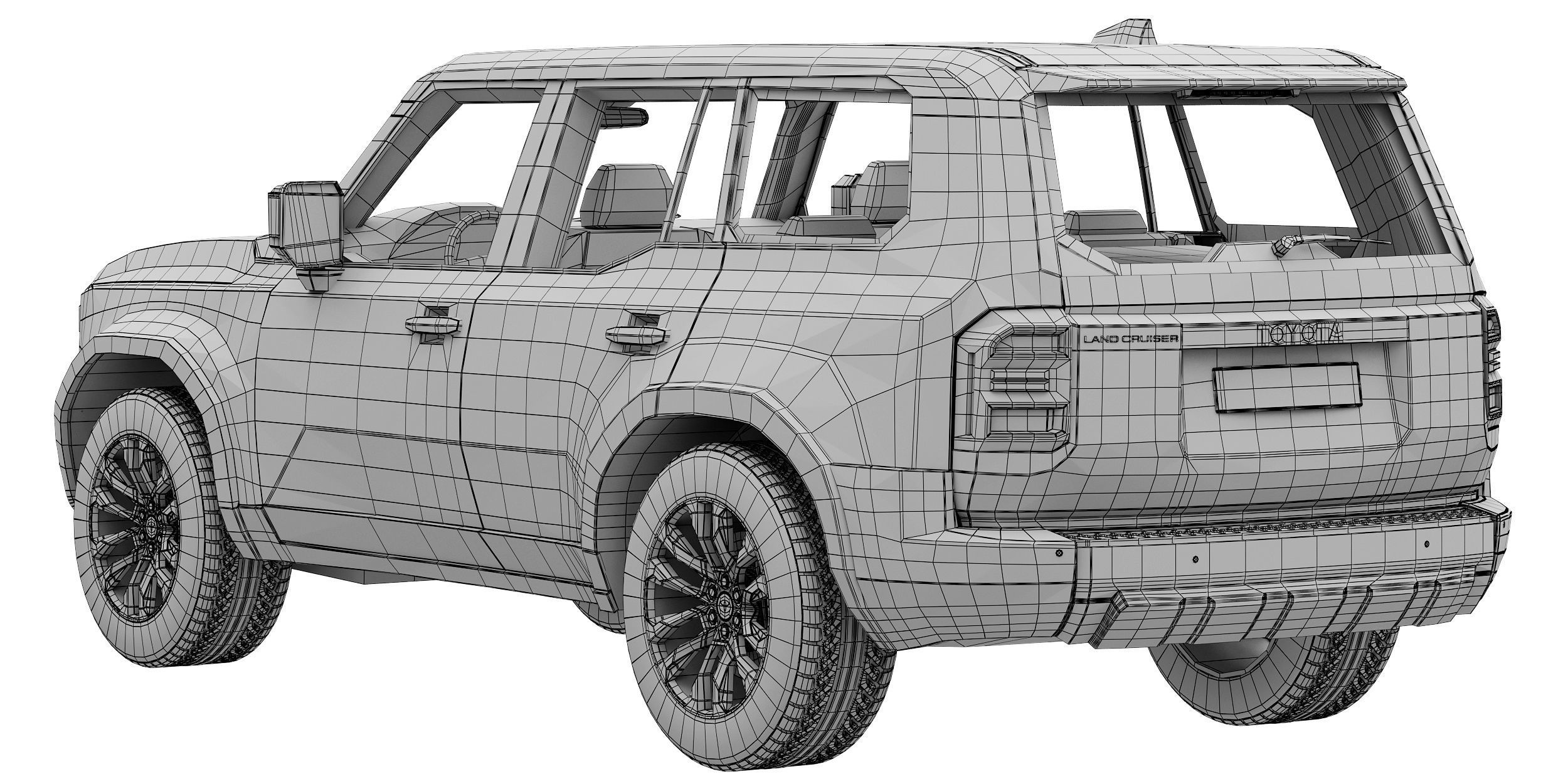 Toyota Land Cruiser 250 Prado 2024 3D model_15
