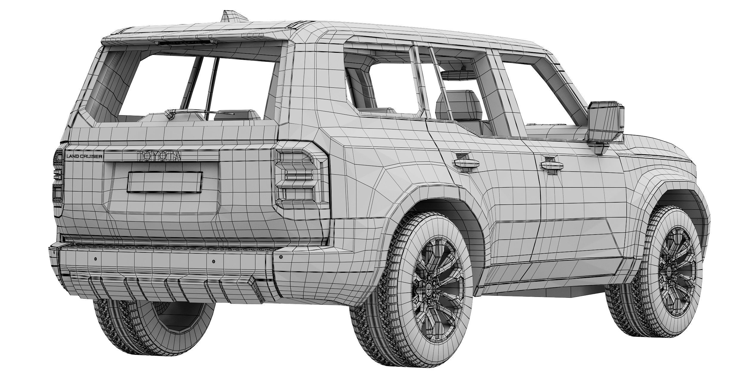 Toyota Land Cruiser 250 Prado 2024 3D model_16