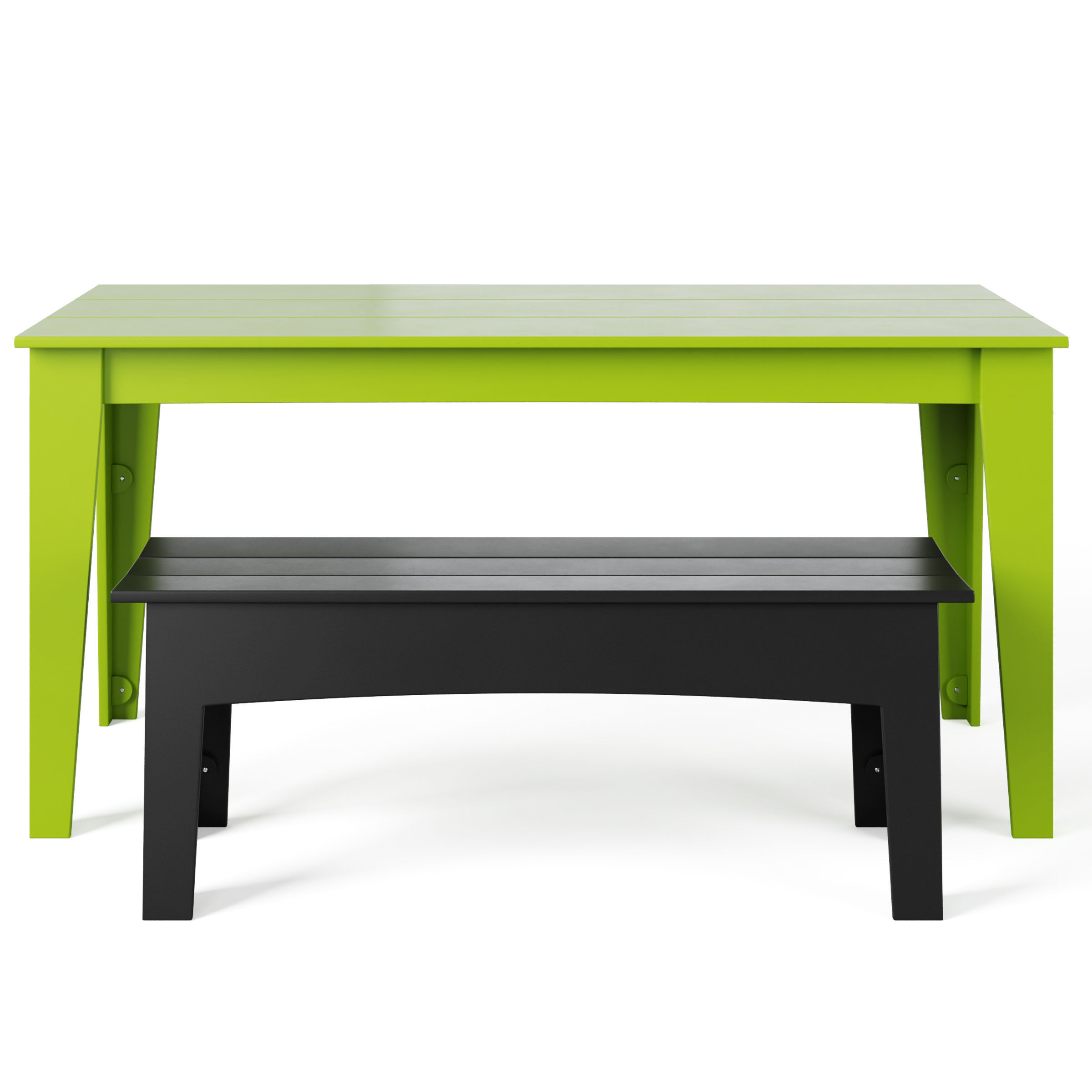 Alfresco Dining Table and Bench by Loll designs 3D model_2