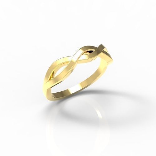 Ring in 18k Gold Free 3D print model