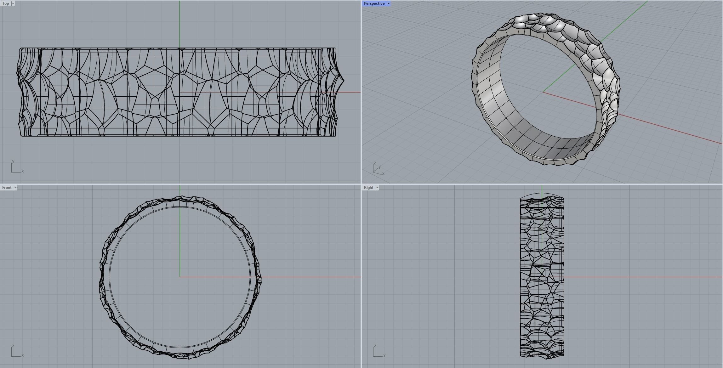 SANJ Ring 01 Free 3D print model_3