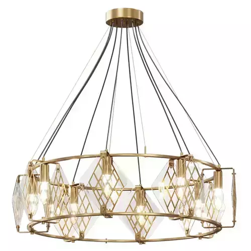 Minimalist ring chandelier NOAIN by lalume