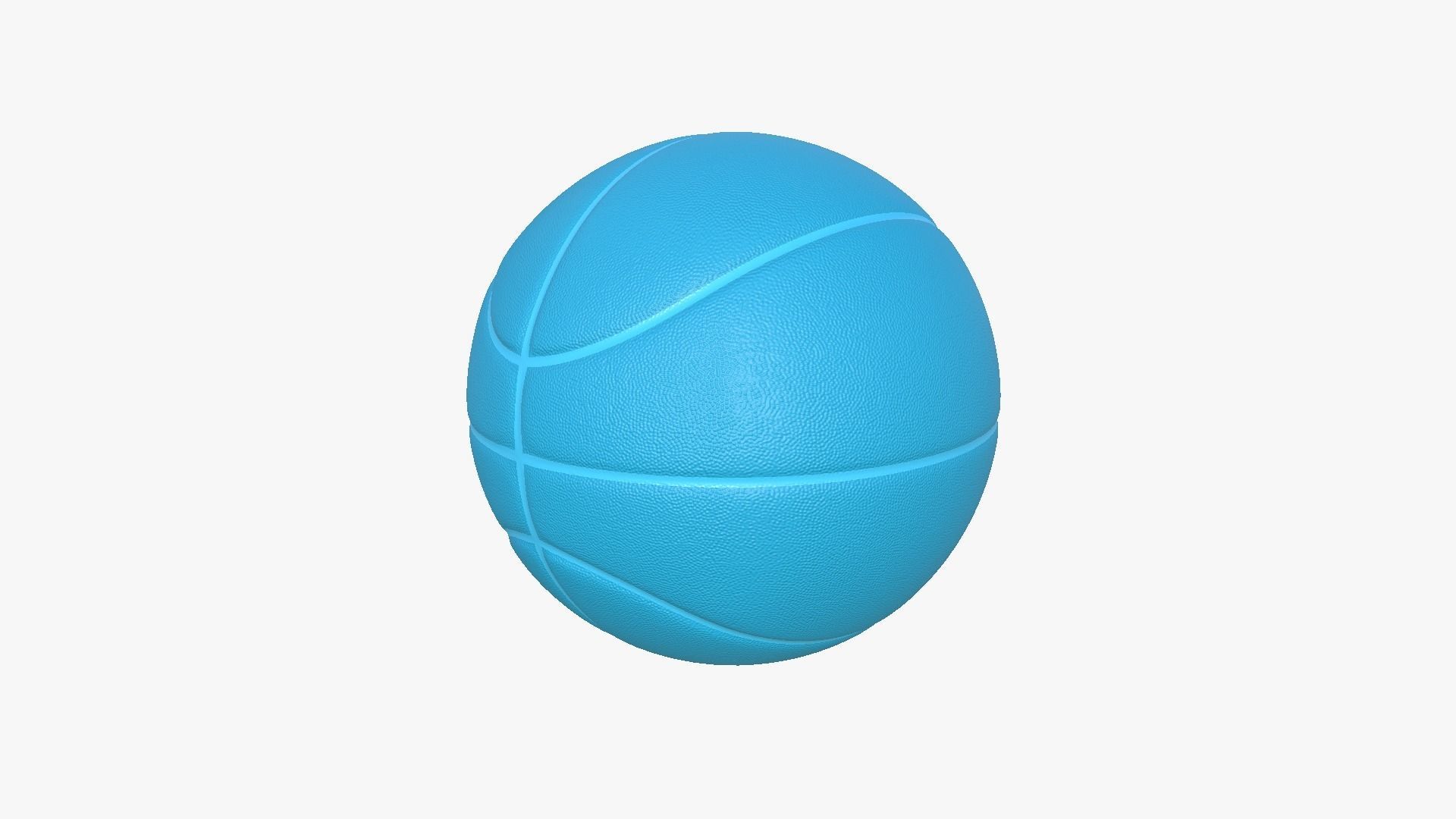 Basket Ball - Blank Mock Up Basic Template 3D model_4