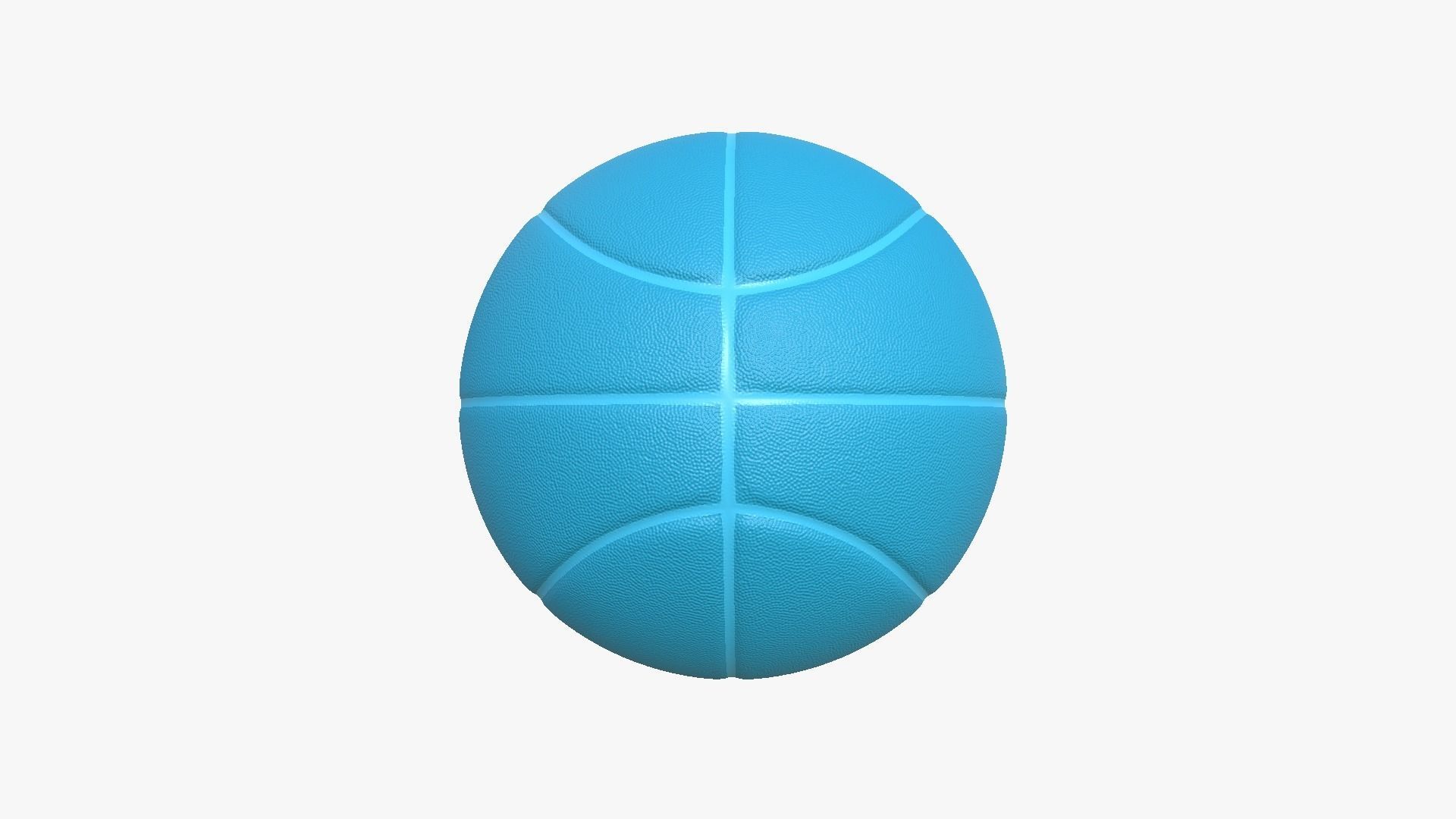 Basket Ball - Blank Mock Up Basic Template 3D model_2