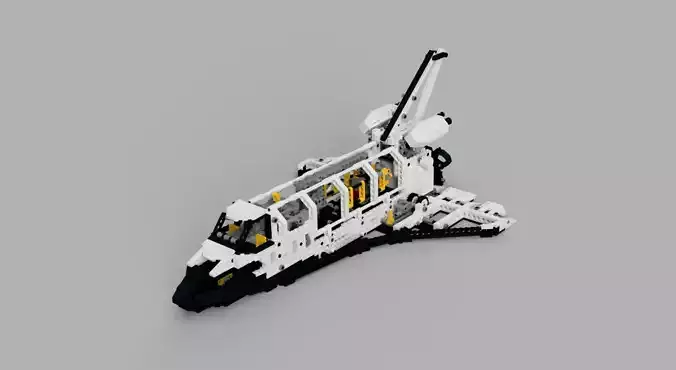 LEGO TECHNIC SPACE SHUTTLE 8480 3D print model