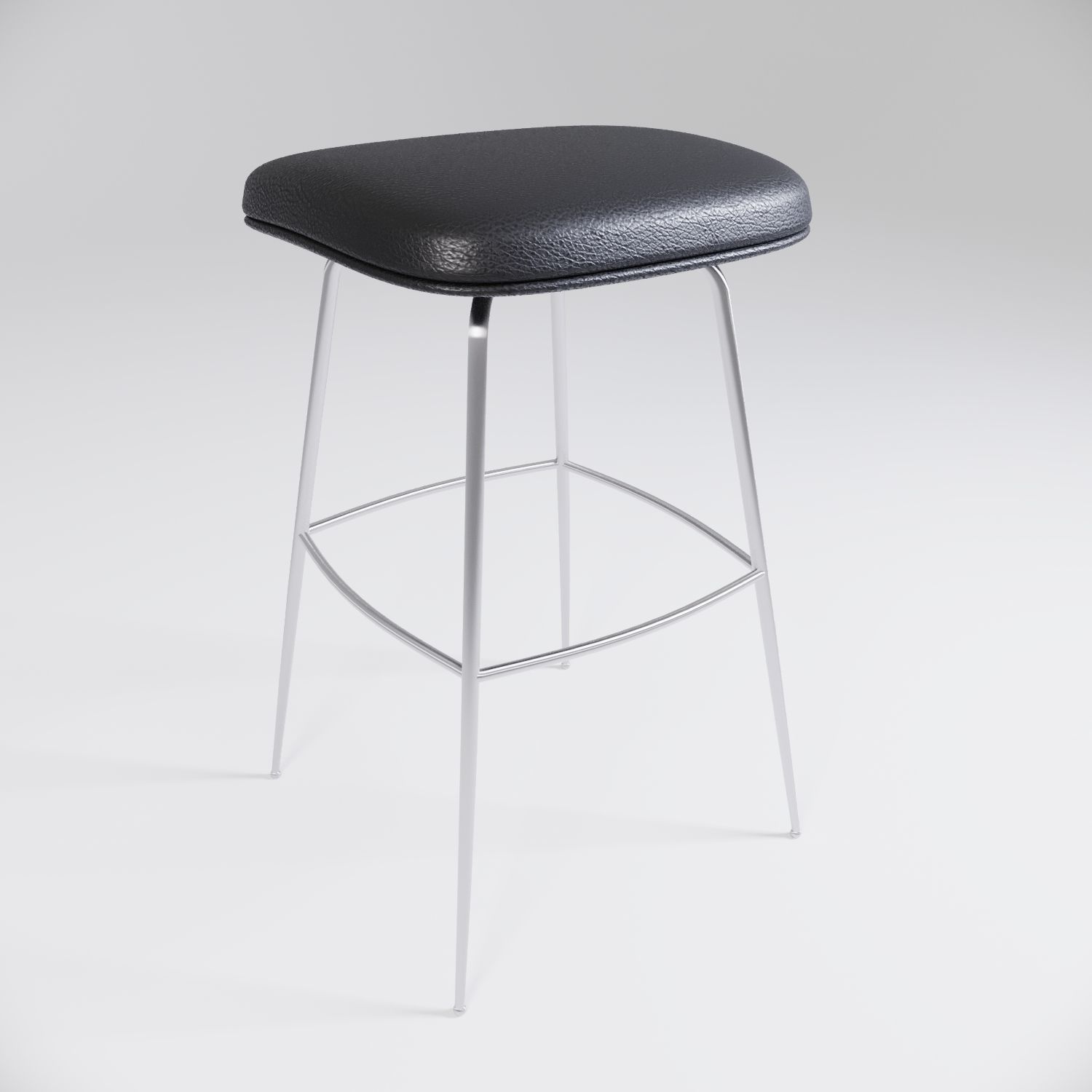 Bar stool 3D model_2