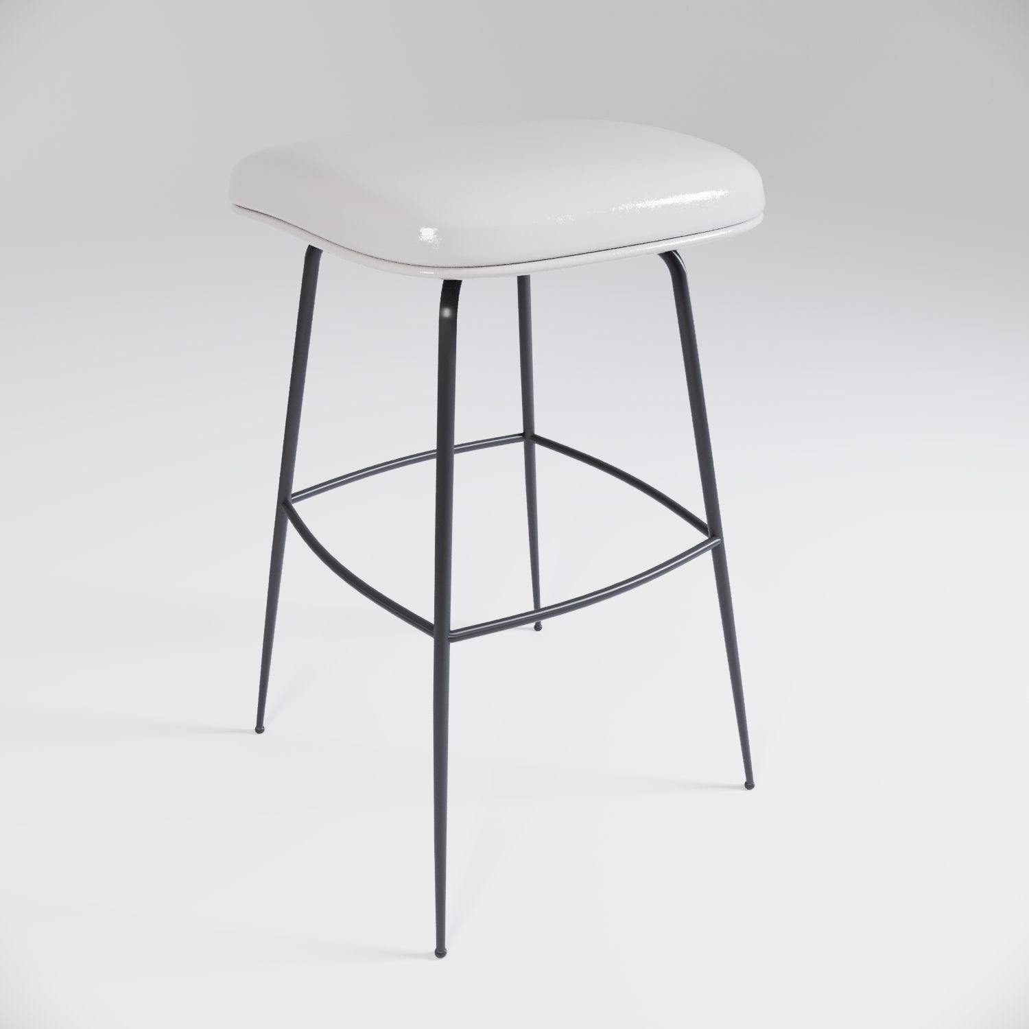 Bar stool 3D model_3