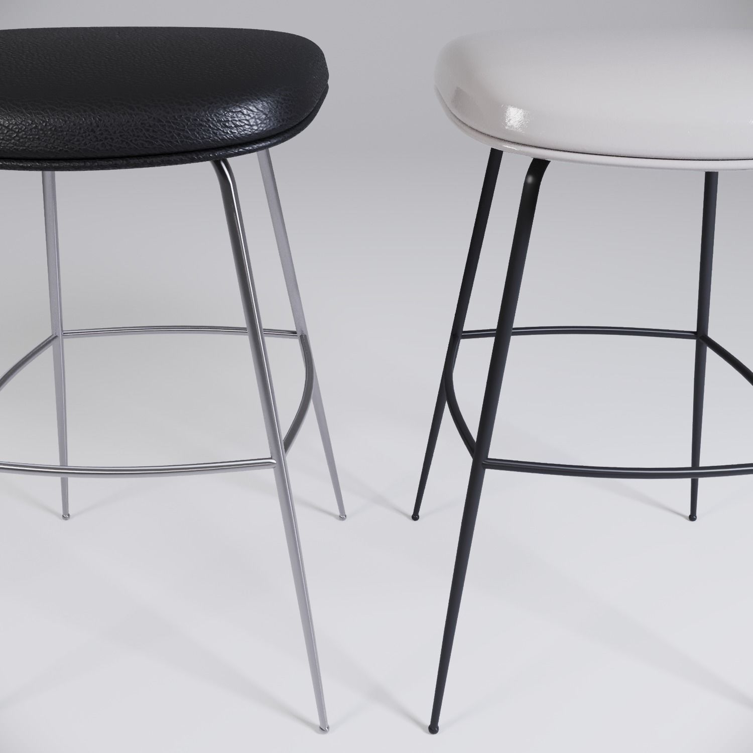 Bar stool 3D model_1
