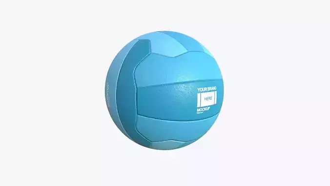 Volley Ball - Blank Mock Up Basic Template 3D model