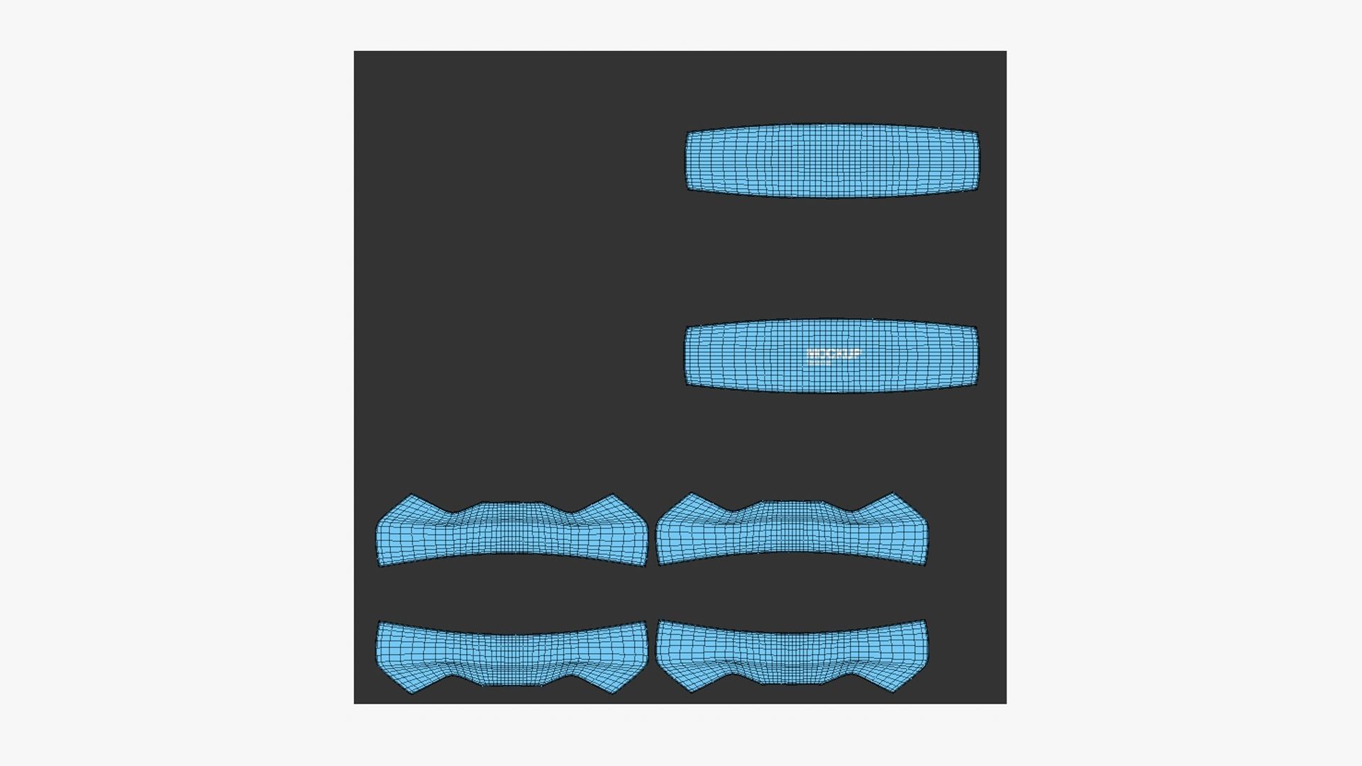 Volley Ball - Blank Mock Up Basic Template 3D model_11