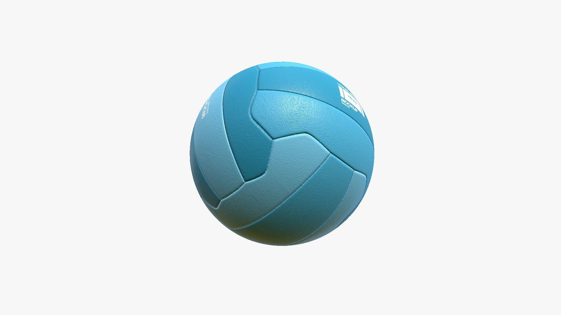 Volley Ball - Blank Mock Up Basic Template 3D model_5