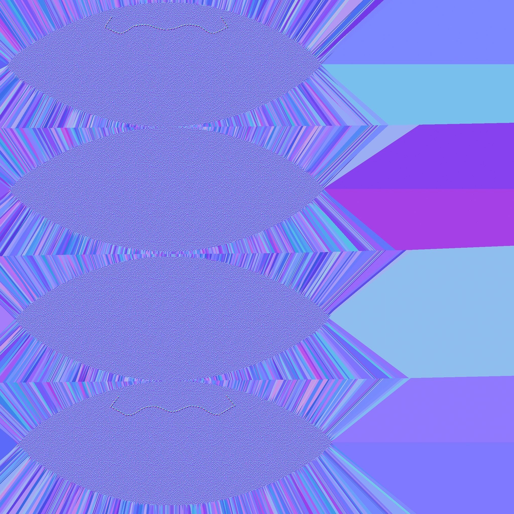 Rugby Ball - Blank Mock Up Basic Template 3D model_16