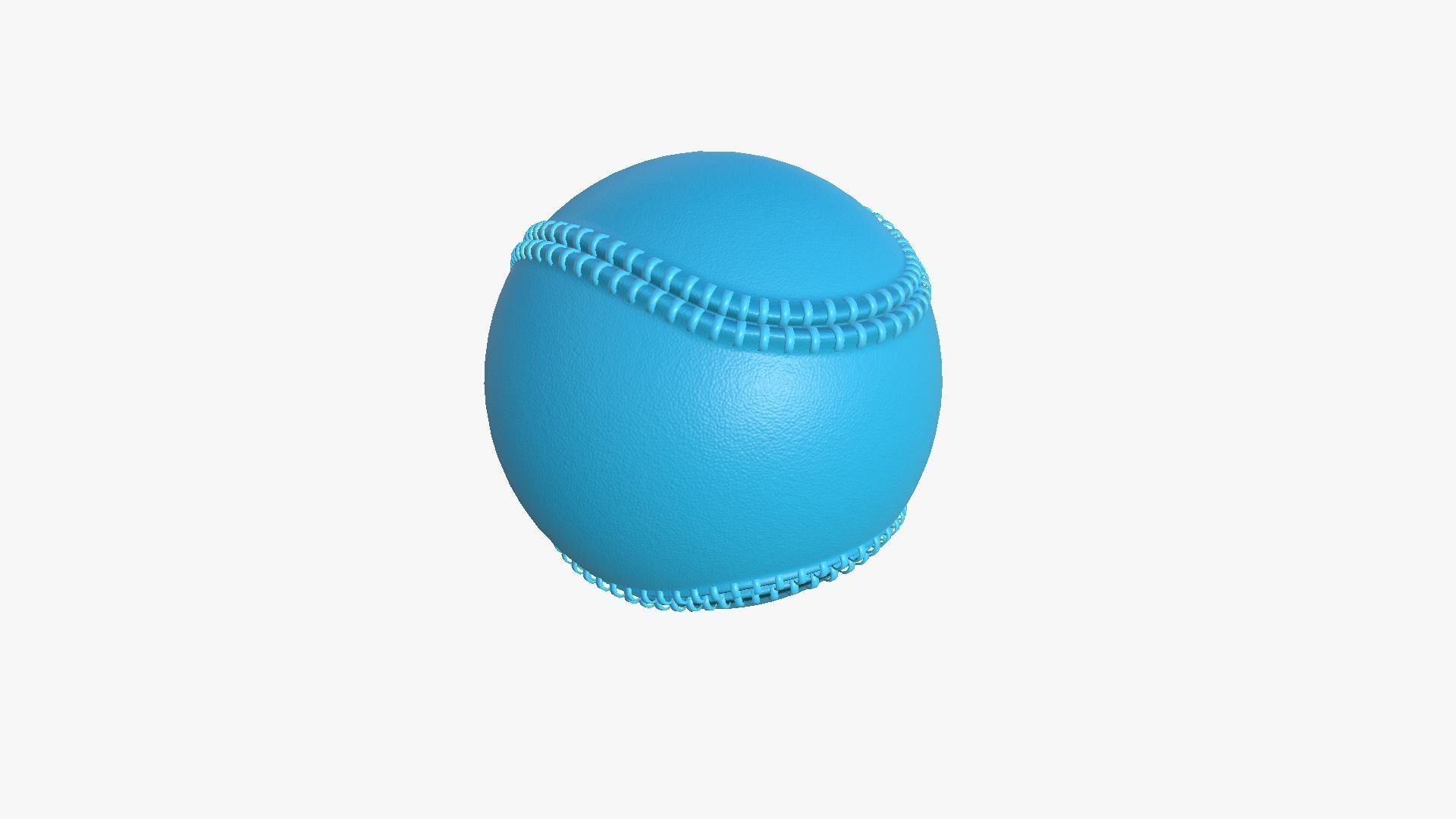 Baseball Ball 02 - Blank Mock Up Basic Template 3D model_2