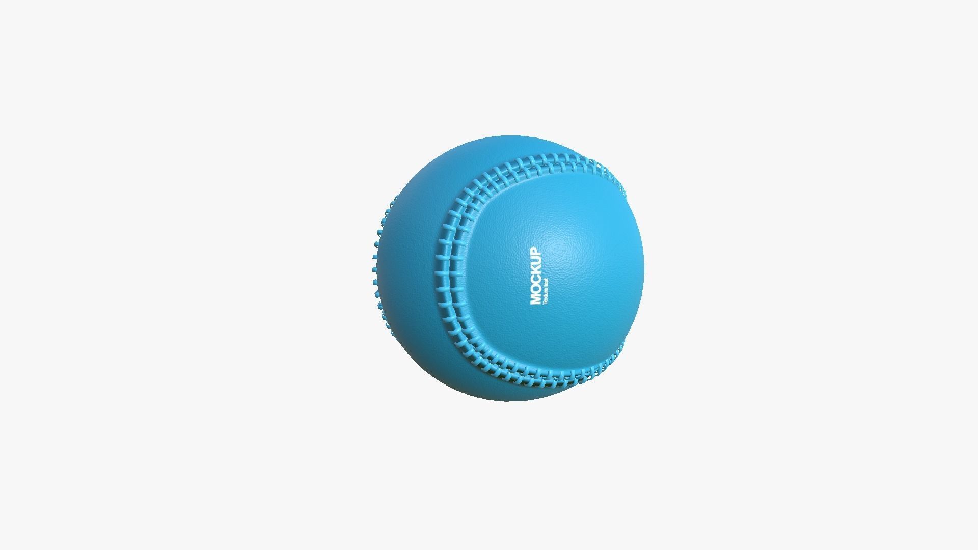 Baseball Ball 02 - Blank Mock Up Basic Template 3D model_4