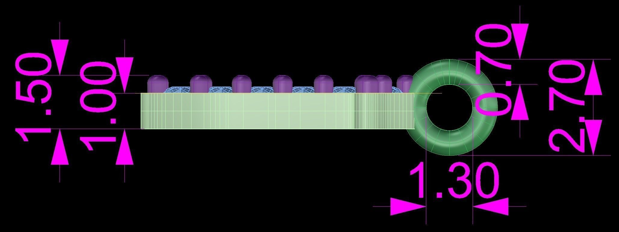 ARABIC ALPHABET 3D print model_3