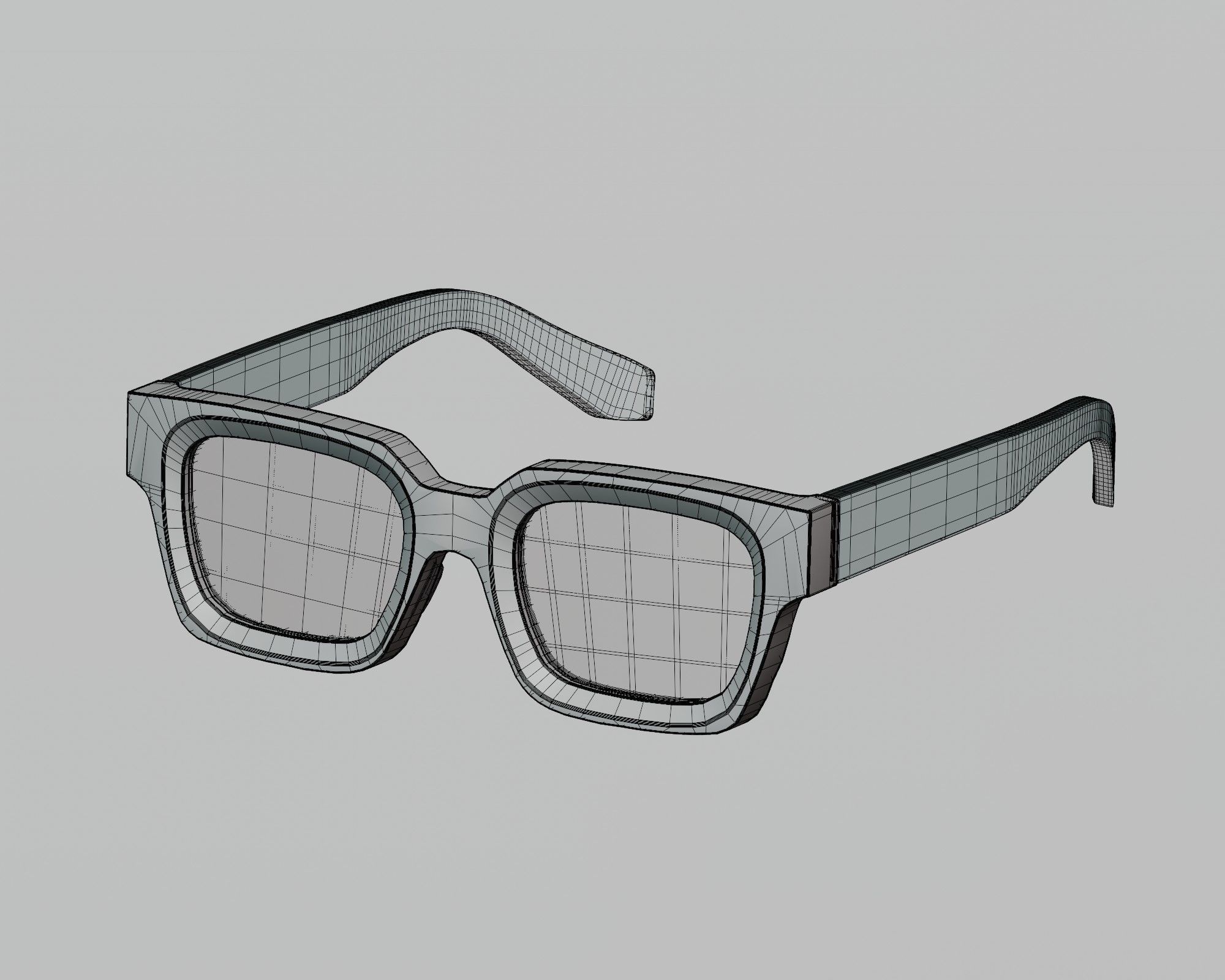 Sunglasses High quality 3d model Low-poly 3D model_4