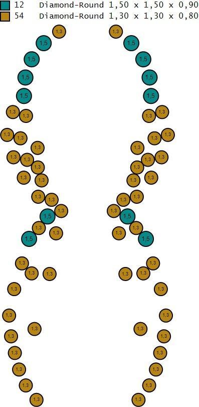 air jordan retro 11 with stones 3D 3D print model_8