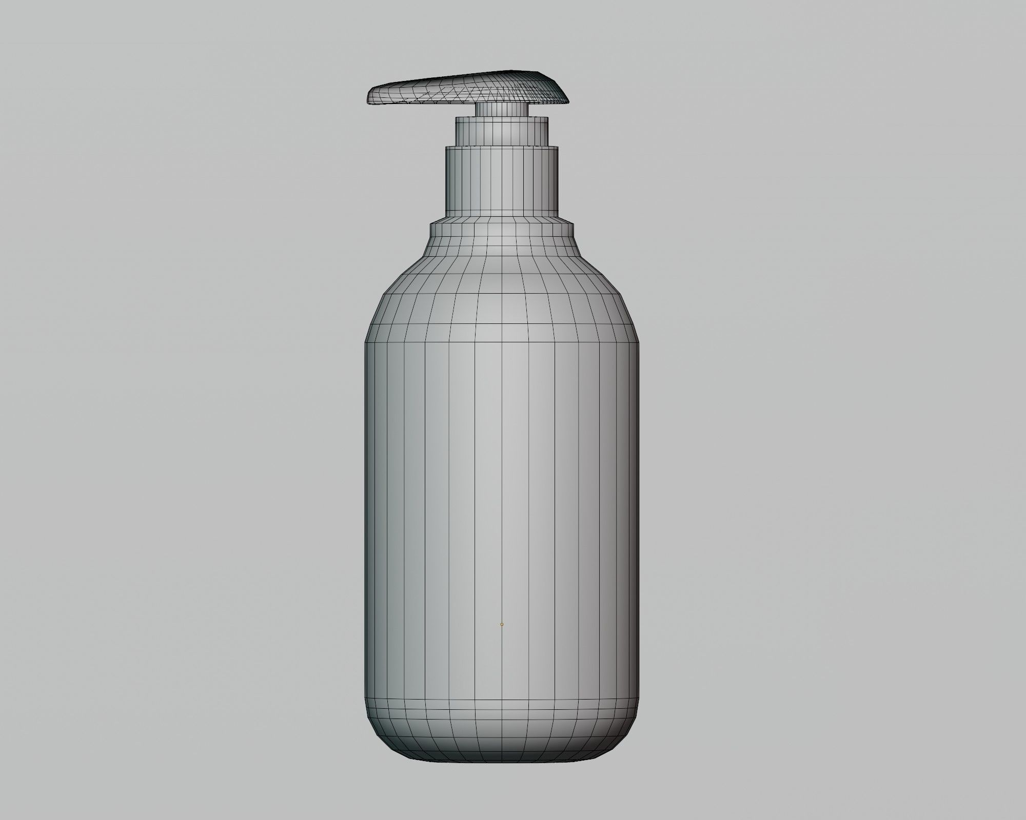 Lotion bottle quality 3d model Low-poly 3D model_3