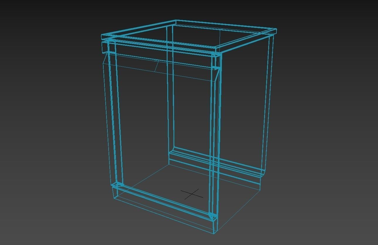 LG Dishwasher Low-poly 3D model_3
