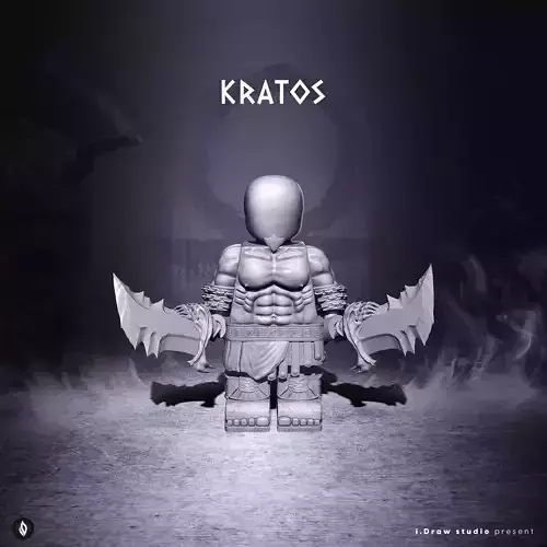 Lego Minifigures Custom - Kratos - Ghost of Sparta