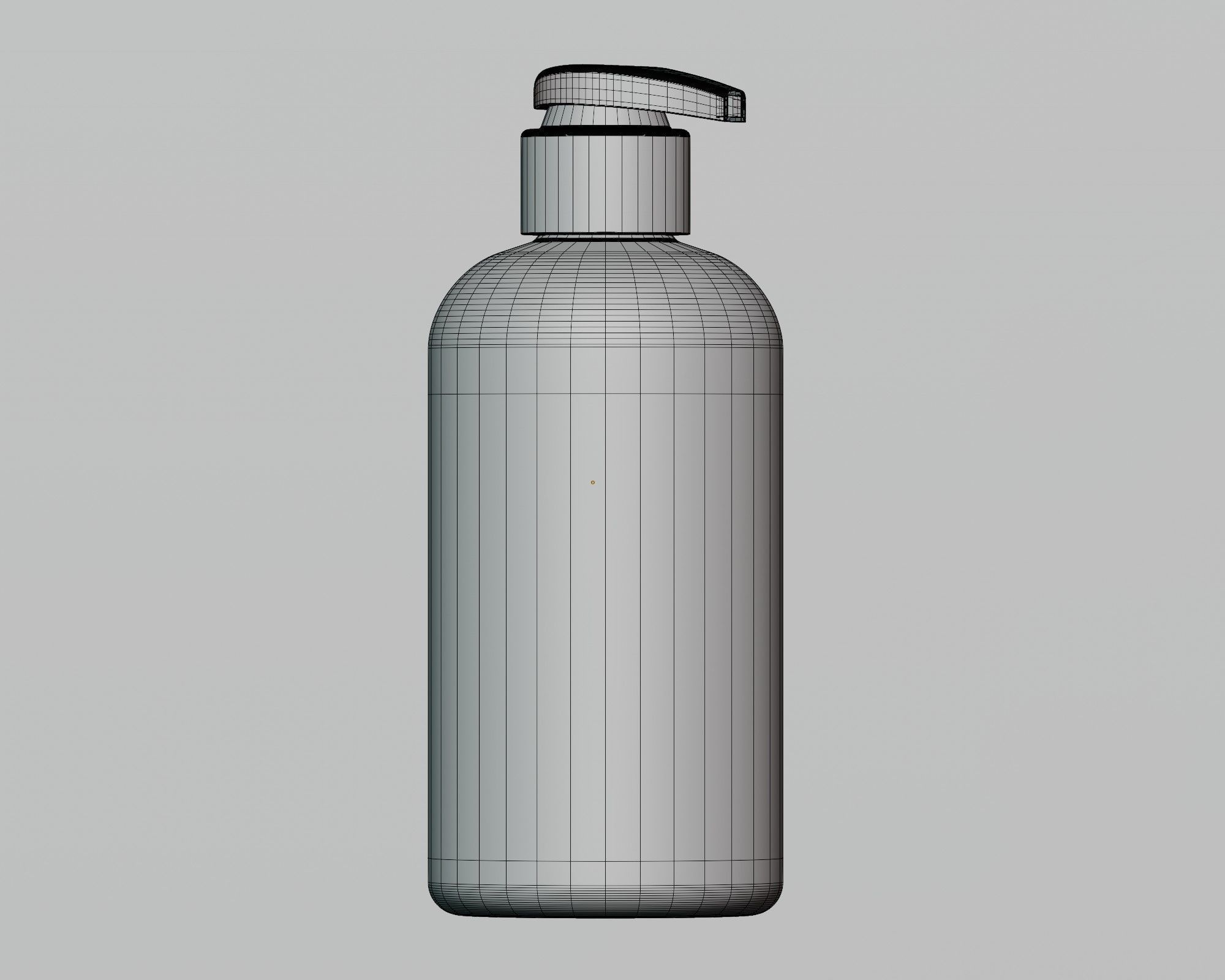 Lotion bottle 04 Low-poly 3D model_3