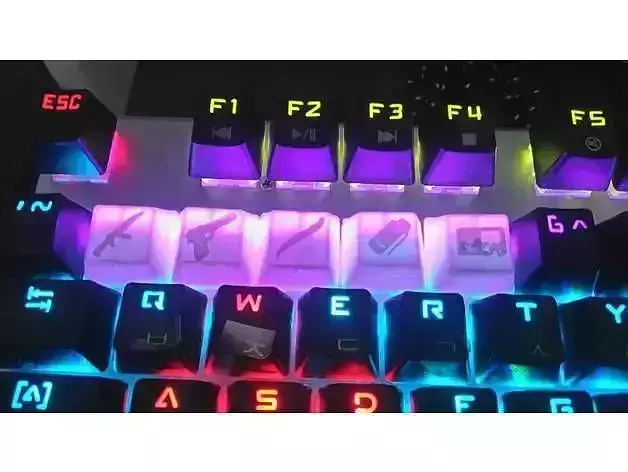 CSGO Keycaps For Mechanical Keyboards 3D print model