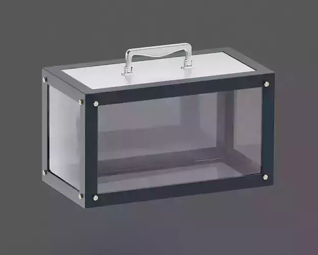 Glass box High quality 3d model