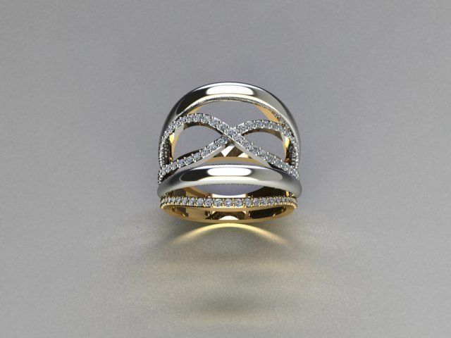 ring jewelry 3D print model_4