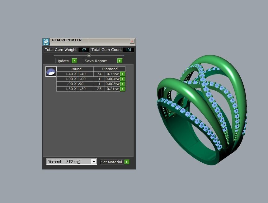 ring jewelry 3D print model_5