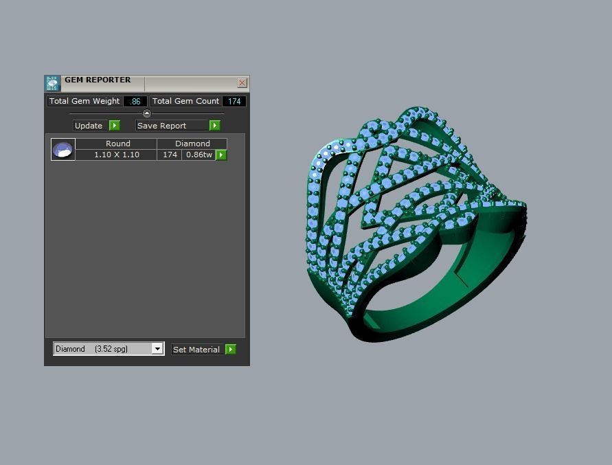 ring jewelry 3D print model_5