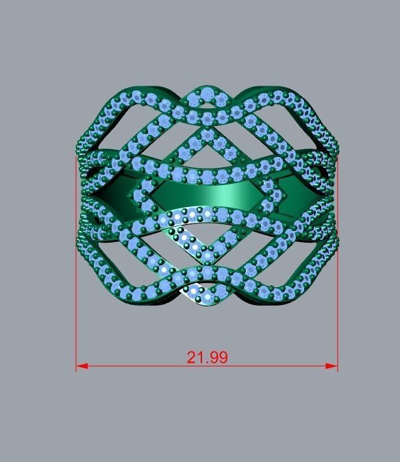 ring jewelry 3D print model_8