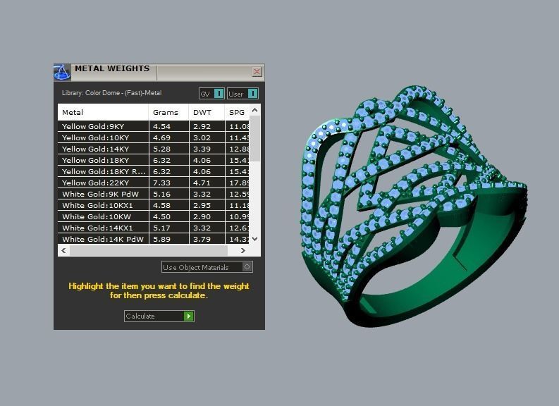 ring jewelry 3D print model_6