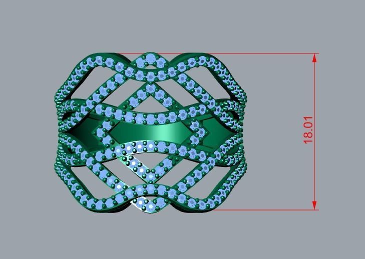 ring jewelry 3D print model_7