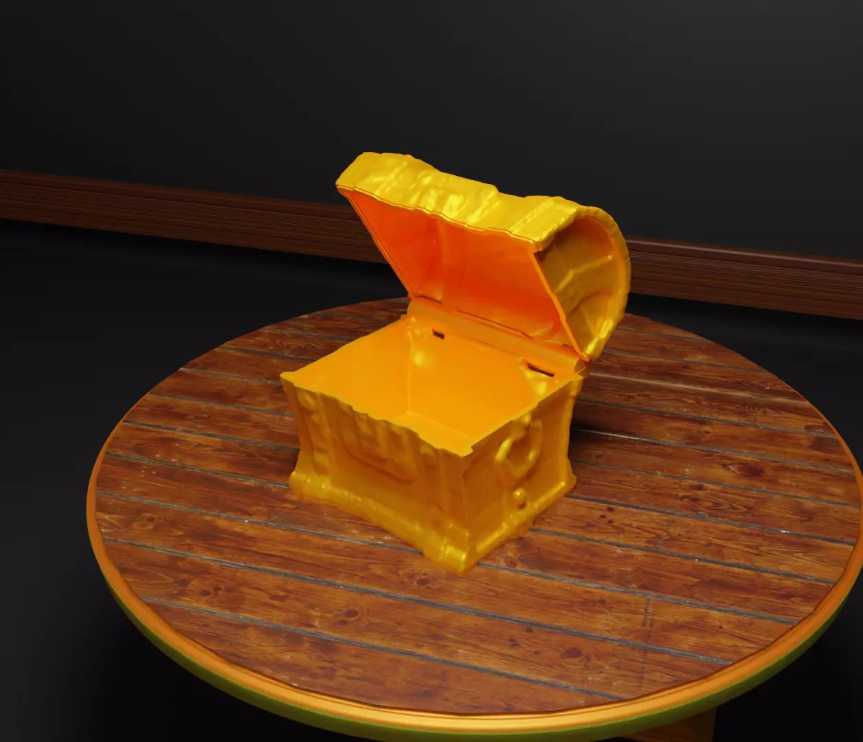 ANTIQUE TREASURE DICE BOX - ELEGANT DICE BOX 3D print model