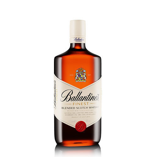 Ballantine Whiskey 3D model 2