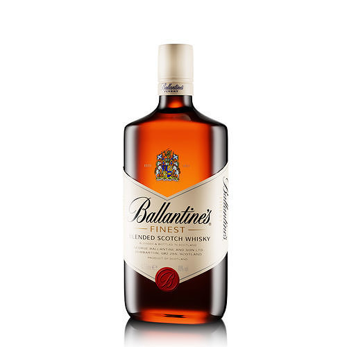 Ballantine Whiskey 3D model 3