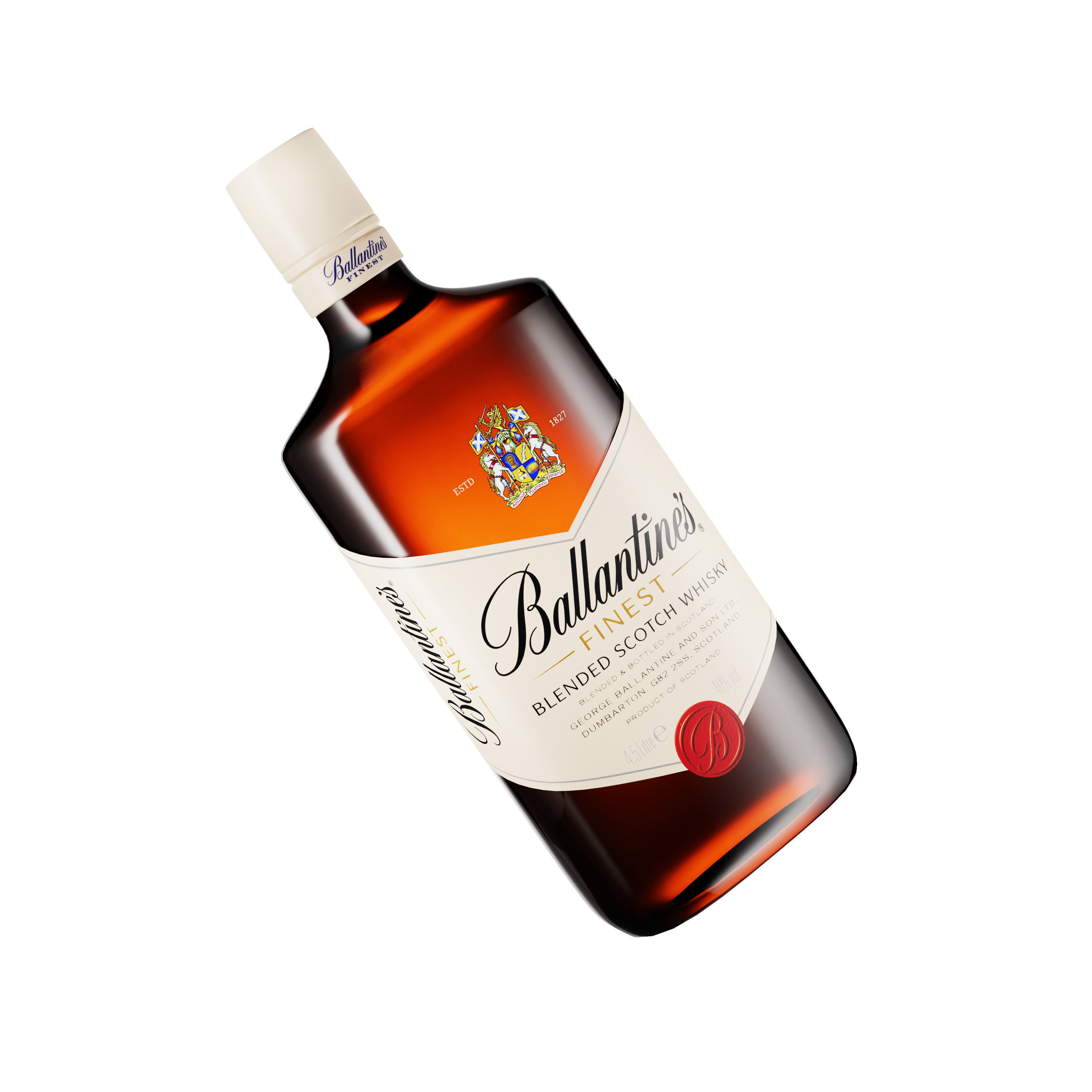 Ballantine Whiskey 3D model_3
