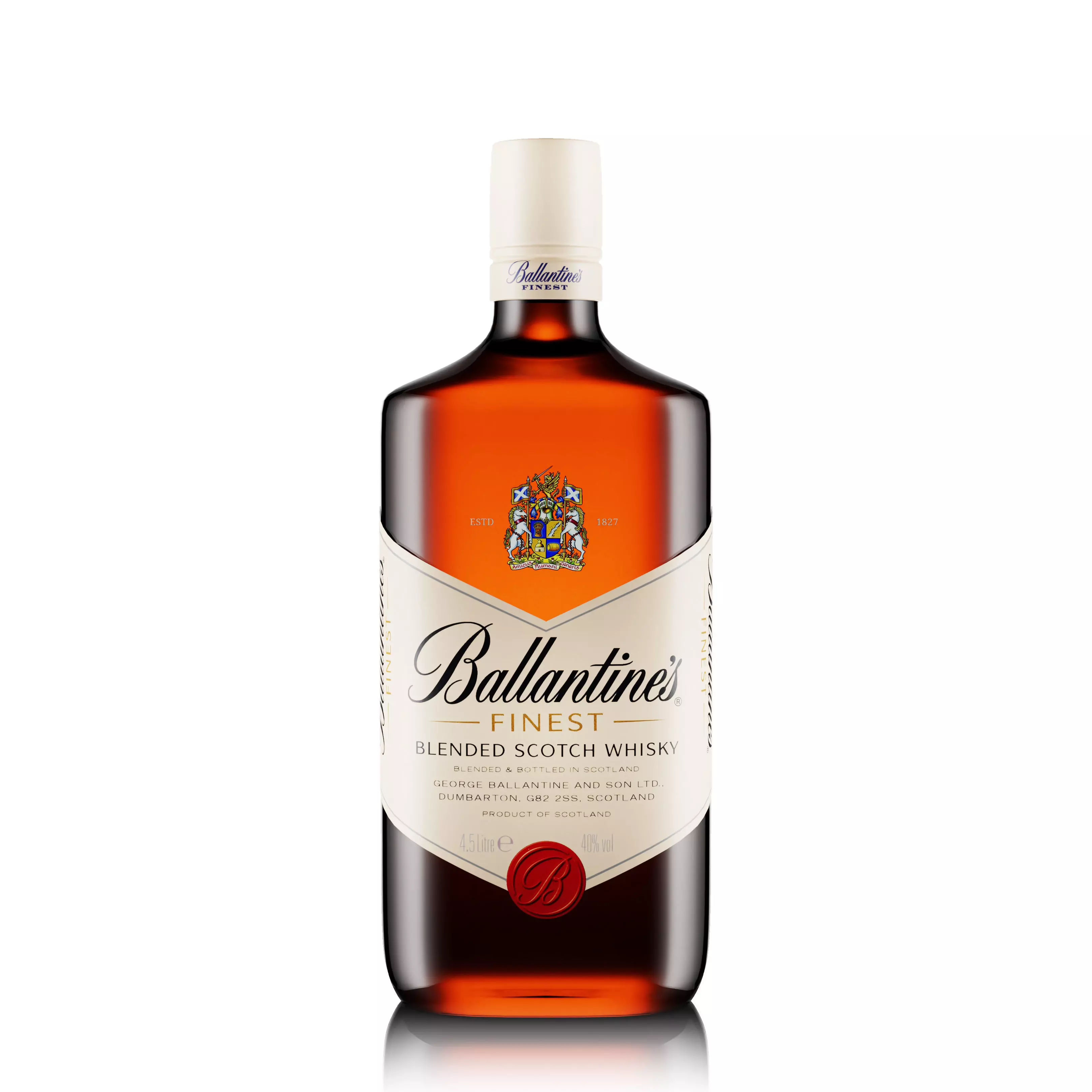 Ballantine Whiskey 3D model_0