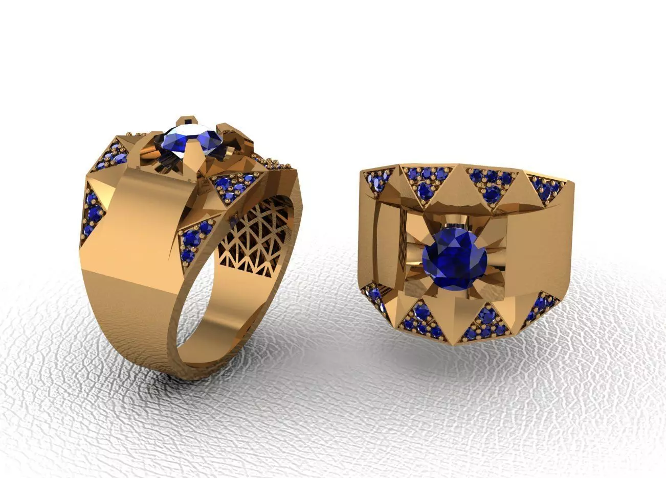 men ring 3D print model_0
