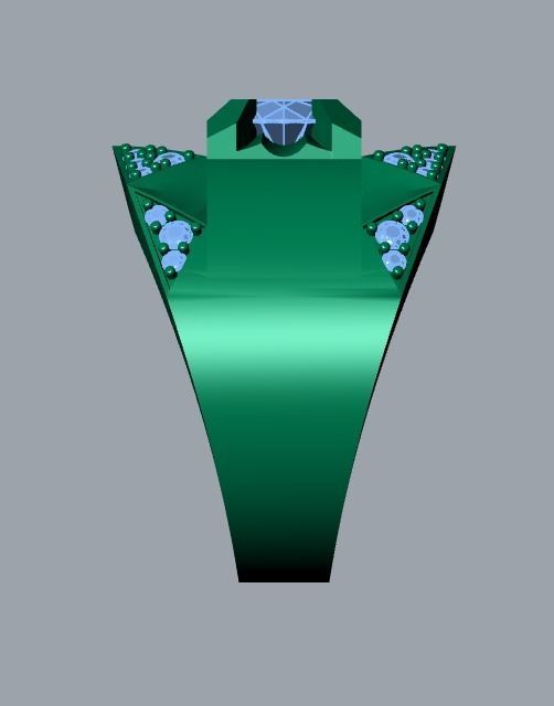 men ring 3D print model_10