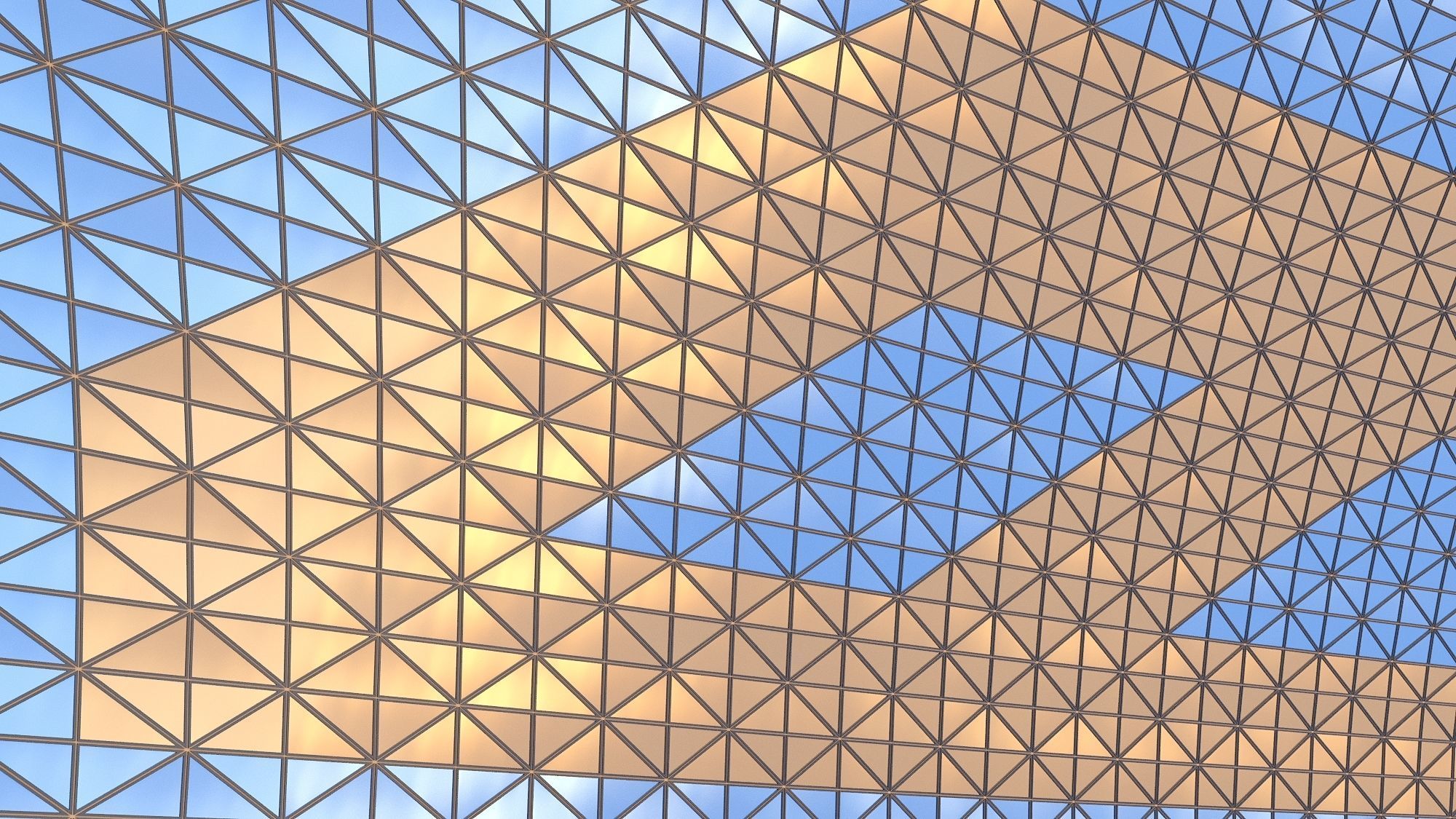 Future mall building 3D model_3