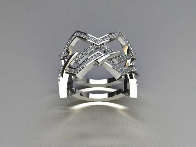 ring jewelry 3D print model_2