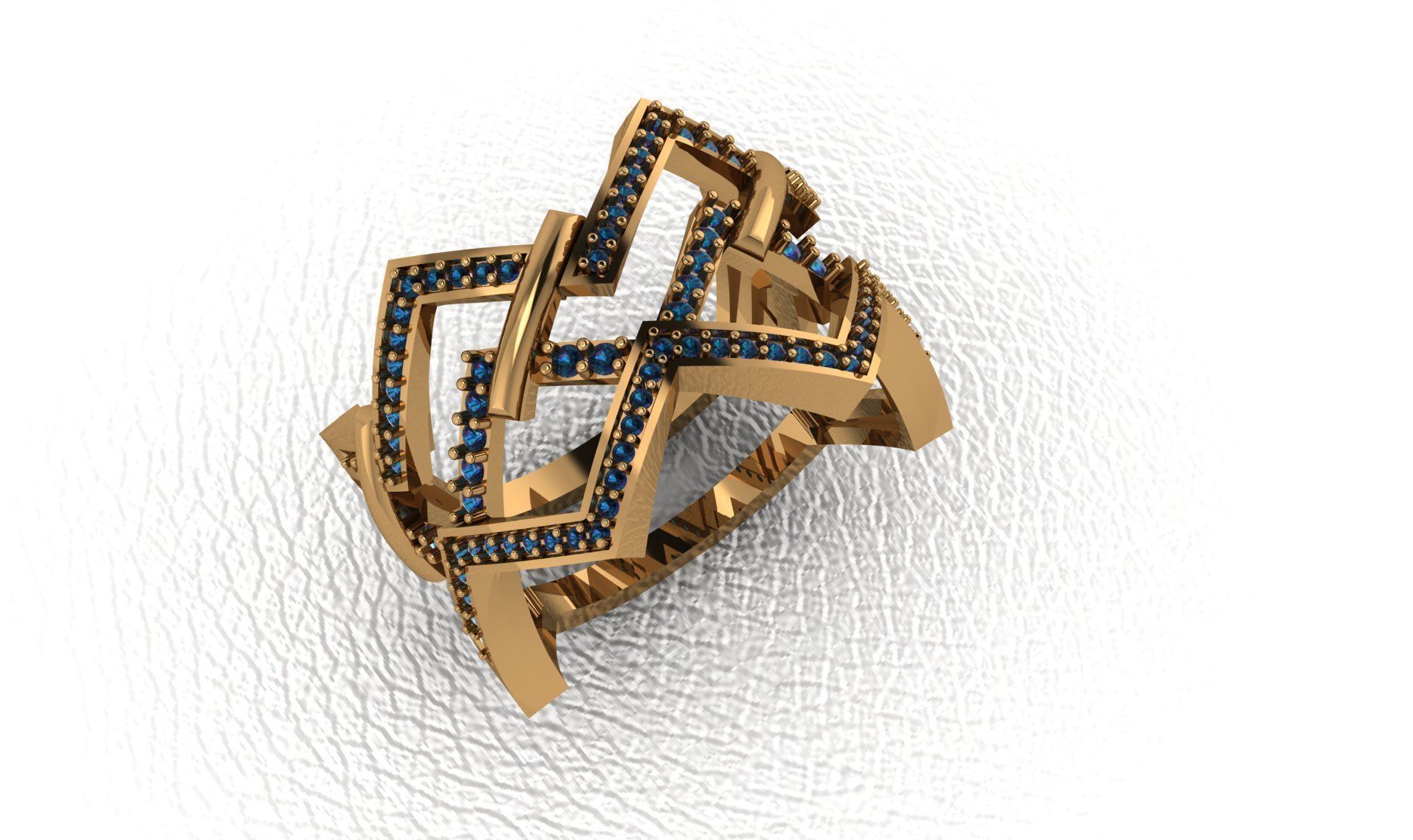 ring jewelry 3D print model_1